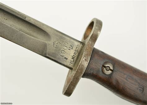 Description This bayonet has illegible markings on ricasso. . Wilkinson 1907 bayonet identification